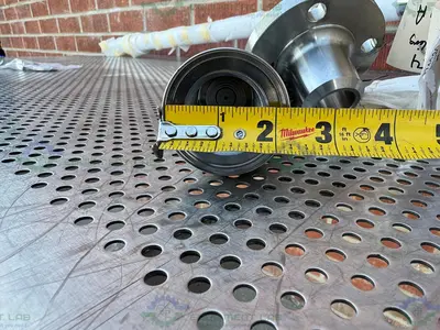 NEW SPX STAINLESS STEEL MIXING TANK IMPELLER  100"  X 14" X 1.5" W/ FLANGE FITTING