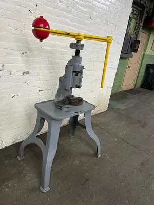 H. Blundell & co "Type" Hand Operated Stamping / Forming Screw Press / Fly Press