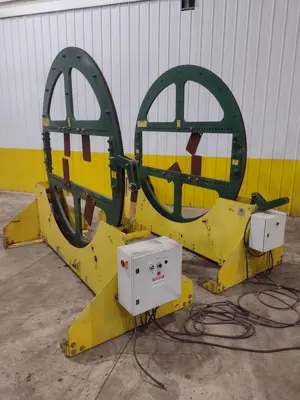 11,600 LBS RIMCO MODEL #R5-2450 ROTATOR POWERED I-BEAM ROLLOVER / ROTATOR MACHINE: STOCK #23597