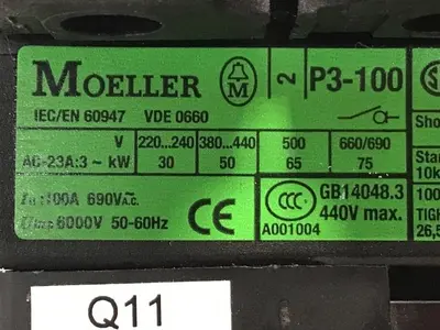 USED MOELLER P3-100