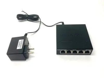 Used Netgear Gigabit Ethernet 5-Port Unmanaged Switch 10/100/1000Mbps 5V .7A Network Switches Michigan US | Maverick Industrial Sales #1393266