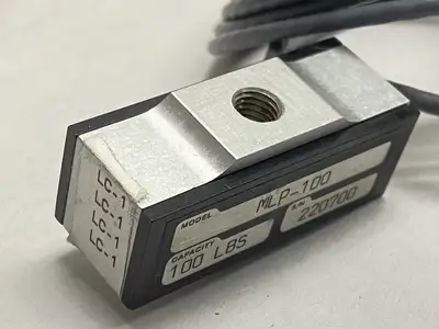 Used Transducer Techniques Compression Load Cell Force Sensor 100lbs Transducers Michigan US | Maverick Industrial Sales #1392353