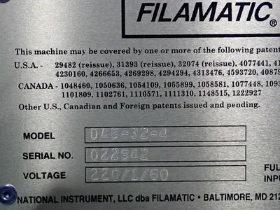 USED FILAMATIC DAB324
