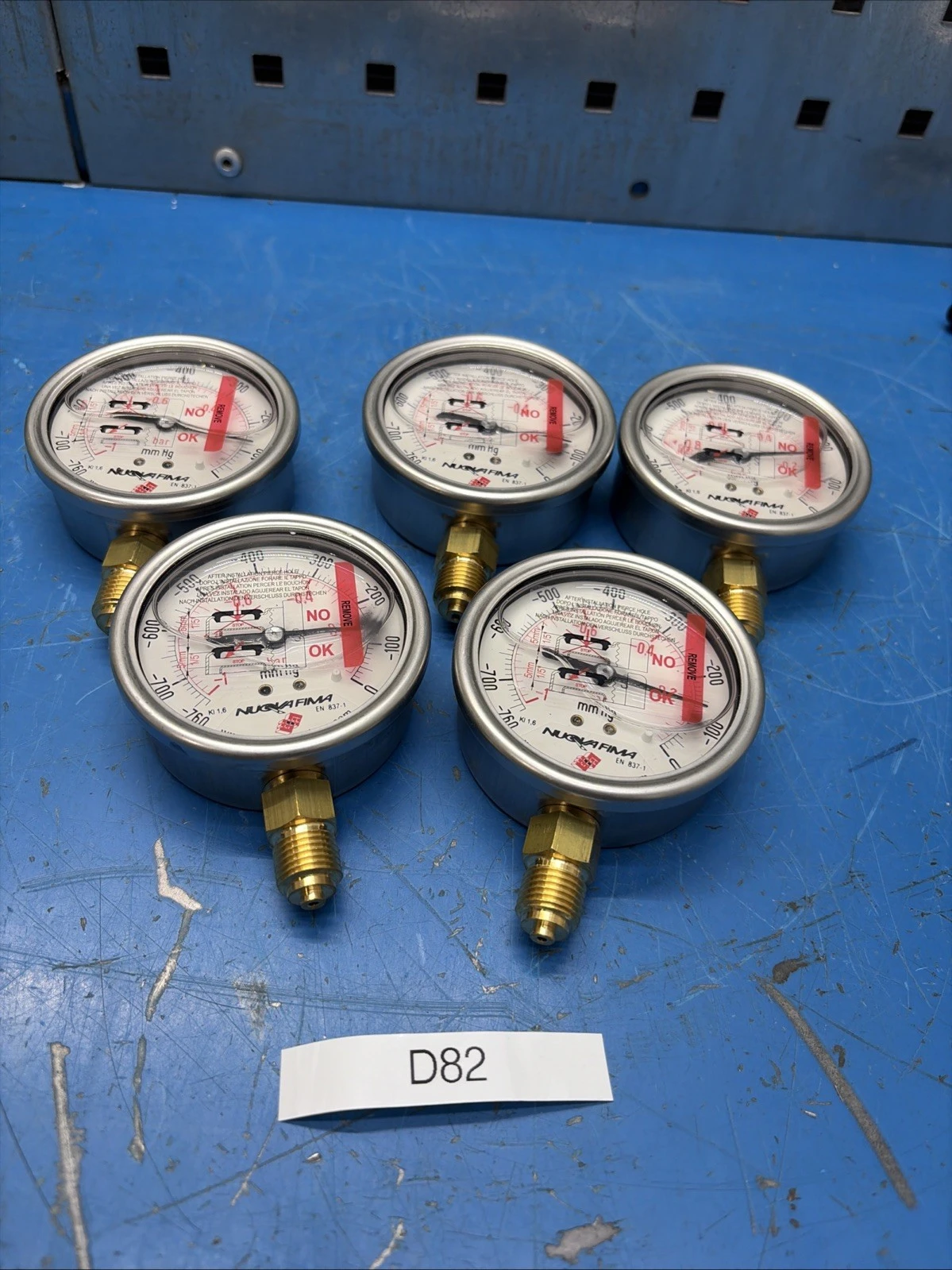 (5) Pressure Gauges -760-0 NNB Fast 🇺🇸 Shipping + Warranty
