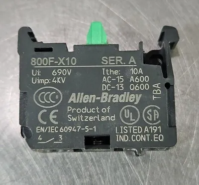 Used Allen-Bradley 800F-X10 Relays & Switches South Carolina US | Palmetto Automation #1158944