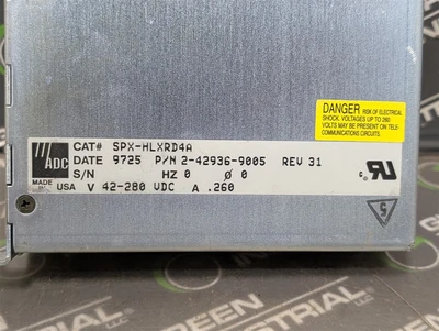 ADC SPX-HLXRD4A Soneplex HDSL Module 2-42936-9005 Rev. 31 Used