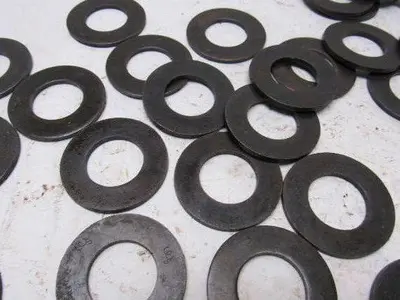 1-1/8" Black Oxide Structural Flat Washer Steel 0.144 Thick 2.250" OD Lot of 47