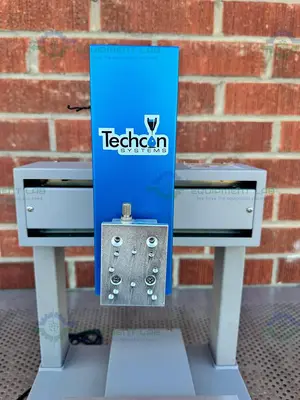 USED TECHON TSR2201 DISPENSING ROBOT 3-AXIS 200MM X 200 MM