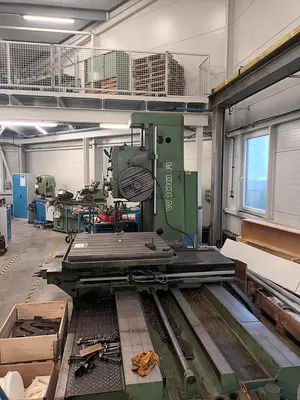 Used TOS W 100 A Horizontal Table Type Boring Mills CZ | Amaron s.r.o. #1056602