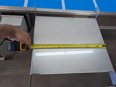 Custom 10' Conveyor with Removable Packaging Tables
