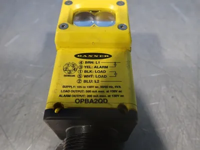 Used BANNER OPBA2QD Photoelectric Sensors Ohio US | HGR 24 #872919
