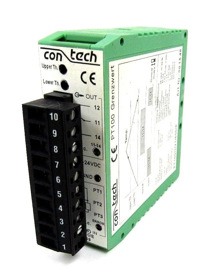 NEW CONTECH PT100/3/21/600/E MODULE PT100321600E 001548