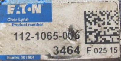 NEW EATON 112-1065-006 HYDRAULIC MOTOR 1121065006