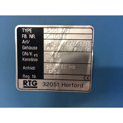 Used 2" RTG 32051 Herford hot oil 3-way control Valve