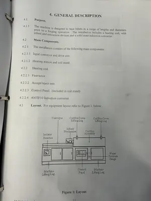 550 kW ALPHA-1 INDUCTION HEAT POWER SOURCE, COIL MODULE STATION & CONTROLS: STOCK #19947