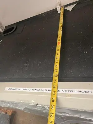 FISHER HAMILTON FUMEHOOD WITH CABINET