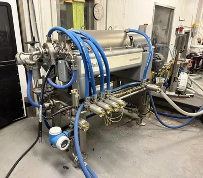 Flottweg S3E-3/408 sedicanter centrifuge, 316SS.