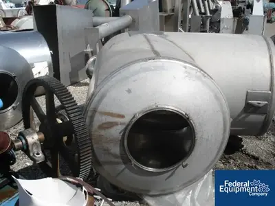 USED Patterson-Kelley 50 Cu Ft P-K Twin Shell Blender, 304 S/S, 5 HP