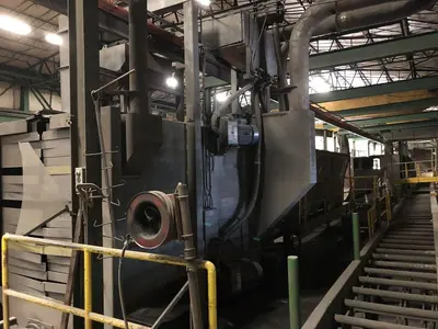 Used 1988 PANGBORN ES-1860 Monorail Hanger Shot Blaster Pennsylvania US | Shot Blasting Equipment #470205