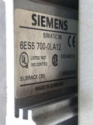 USED SIEMENS 6ES5 700-0LA12