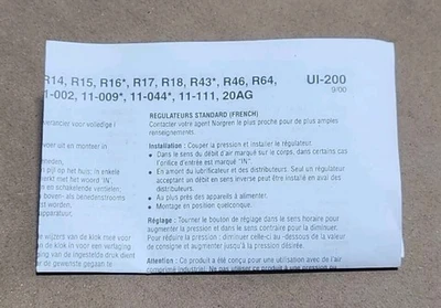 NEW Norgren R17-600-RNLA