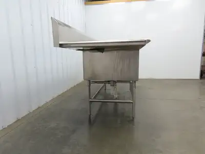Eagle YSINK Stainless Steel 3 Bay Sink 26x20" Compartment Dual 24" Drainboard