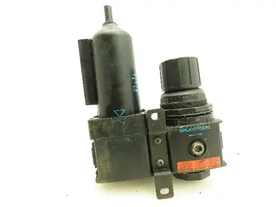 Wilkerson F28-C4-SH00 Pneumatic Adj Regulator & Filter 1/2"NPT 150PSI FRP-96-653