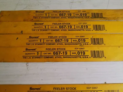 USED STARRETT Shim Stock