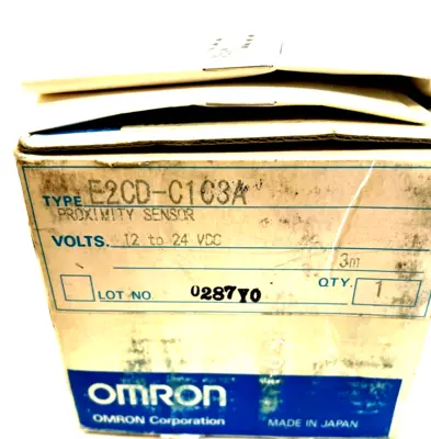 NEW OMRON E2CD-C1C3A PROXIMITY SENSOR 12 to 24VDC E2CDC1C3A