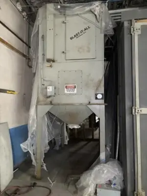 9' x 10' x 10' HIGH BLAST-IT-ALL MODEL ROOM WALK-IN BLAST CABINET, NEW 2012: YOBRO #25314