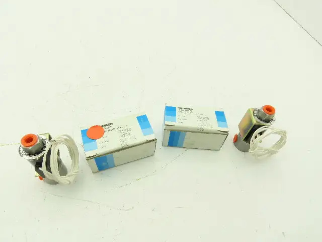 Honeywell Skinner B11HX2 Solenoid Valve 2-Way NO 24V 40 PSI 1/8" NPT Lot of 2