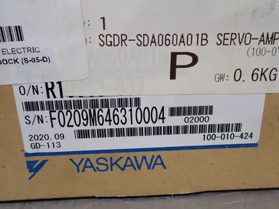 Used YASKAWA SGDRSDA060A01B Servo Drives Ohio US | HGR 24 #802860