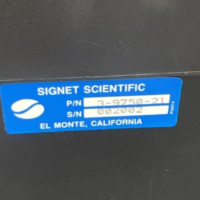 New | in-Stock Signet Scientific 3-9750-21 pH Meter California US | Davliegogo LLC #1706827