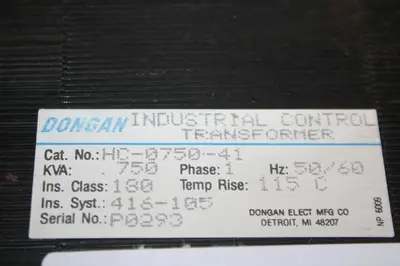 USED DONGAN HC-0750-41