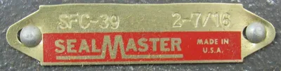 NEW SEAL MASTER SFC-39 PILOTED FLANGE BLOCK SFC39