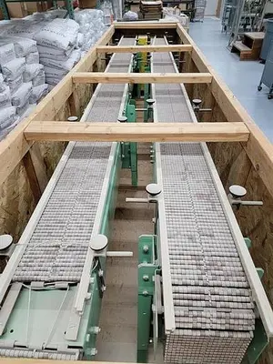 Garvey 25-ft Long Accumulating Conveyors (unused)