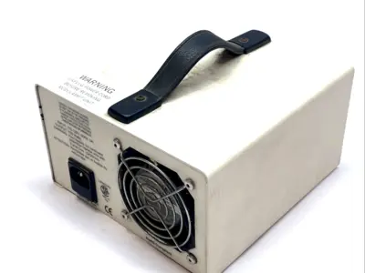 USED SCHOTT 150W FIBER OPTIC MICROSCOPE LIGHT SOURCE ILLUMINATOR
