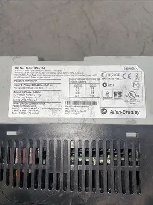 Allen-Bradley PowerFlex 525 25B-D1P4N104 0.4kW 0.5Hp AC Drive - @1D