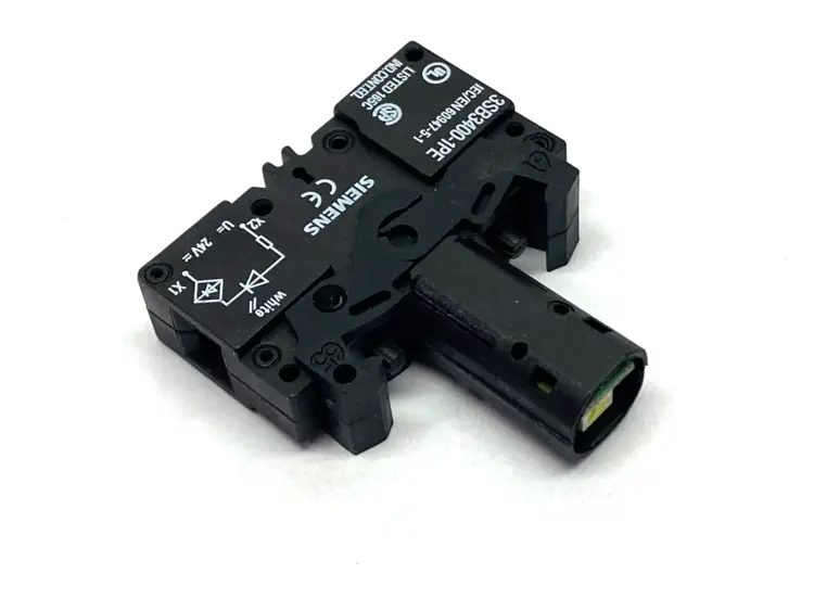 New | in-Stock Siemens Lamp Holder, White, 24V AC/DC Switch Parts Michigan US | Maverick Industrial Sales #1487412