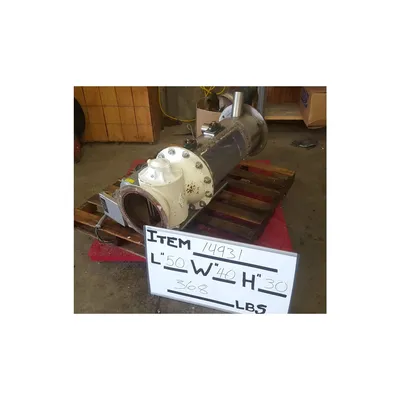 Used 10x12 Semco Rotary Airlock valve with Dual Shaft Agitated lump breaker