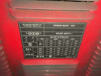 USED LINCOLN ELECTRIC 455M POWER WAVE