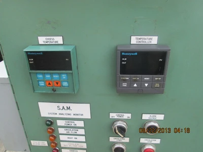 36" width x 36" D x 96" H Wisconsin #BATCH-3-3-8E/RM, 500°F, rotary batch
