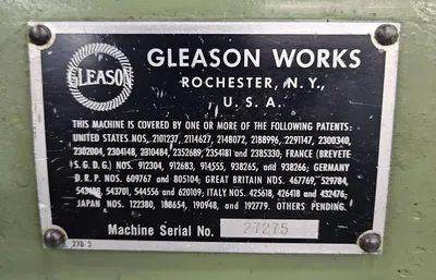 GLEASON 14 Bevel Gear Generators | Mohawk Machinery (3)