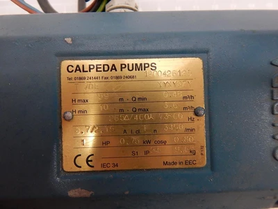 Used CALPEDA _UNKNOWN_ Centrifugal Pumps Texas US | OCO Industrial #1599677