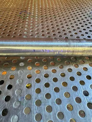 Used 40" STAINLESS STEEL MIXING SHAFT 1" DIAMETER W/ 6" IMPELLER Agitator Shaft California US | Equipment Lab #1415101