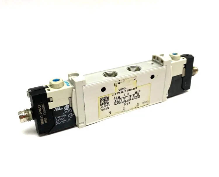 Used FESTO SOLENOID VALVE, PISTON GATE 5/3 CLOSED, 556501 Solenoid Valves | Maverick Industrial Sales #1101105