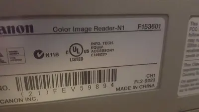 CANON COLOR IMAGE READER F-1