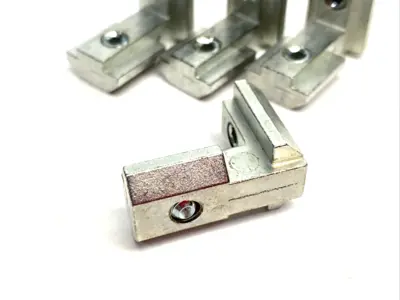 USED 80/20 HIDDEN CORNER CONNECTOR: INSIDE-INSIDE 15, 30, 40 SERIES