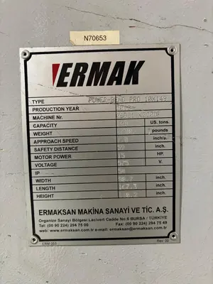 ERMAKSAN POWER-BEND PRO 3100X135 Press Brakes | FERRIC Machinery, Inc. (4)