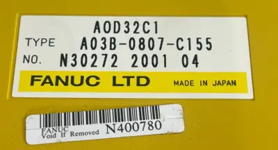 NEW FANUC A03B-0807-C155 OUTPUT MODULE A0D32C1 A03B0807C155